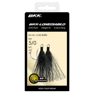BKK Lone Diablo BT- Black Bucktail Olta İğnesi