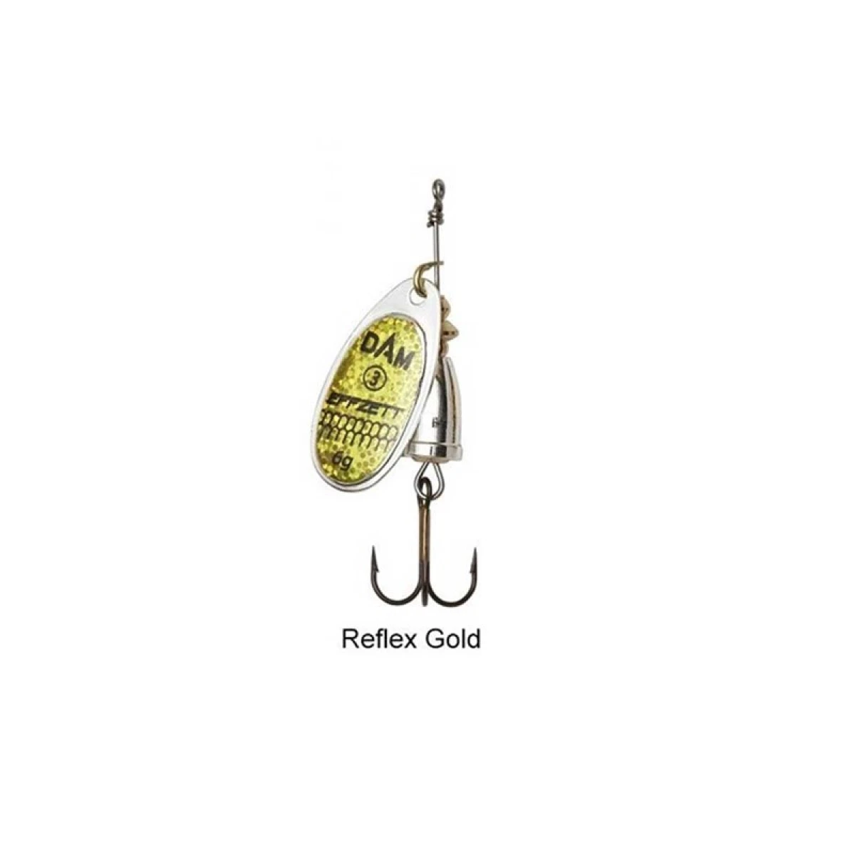 Dam Effzett Executor Spinner 6 gr #3 Kaşık - Reflex Gold