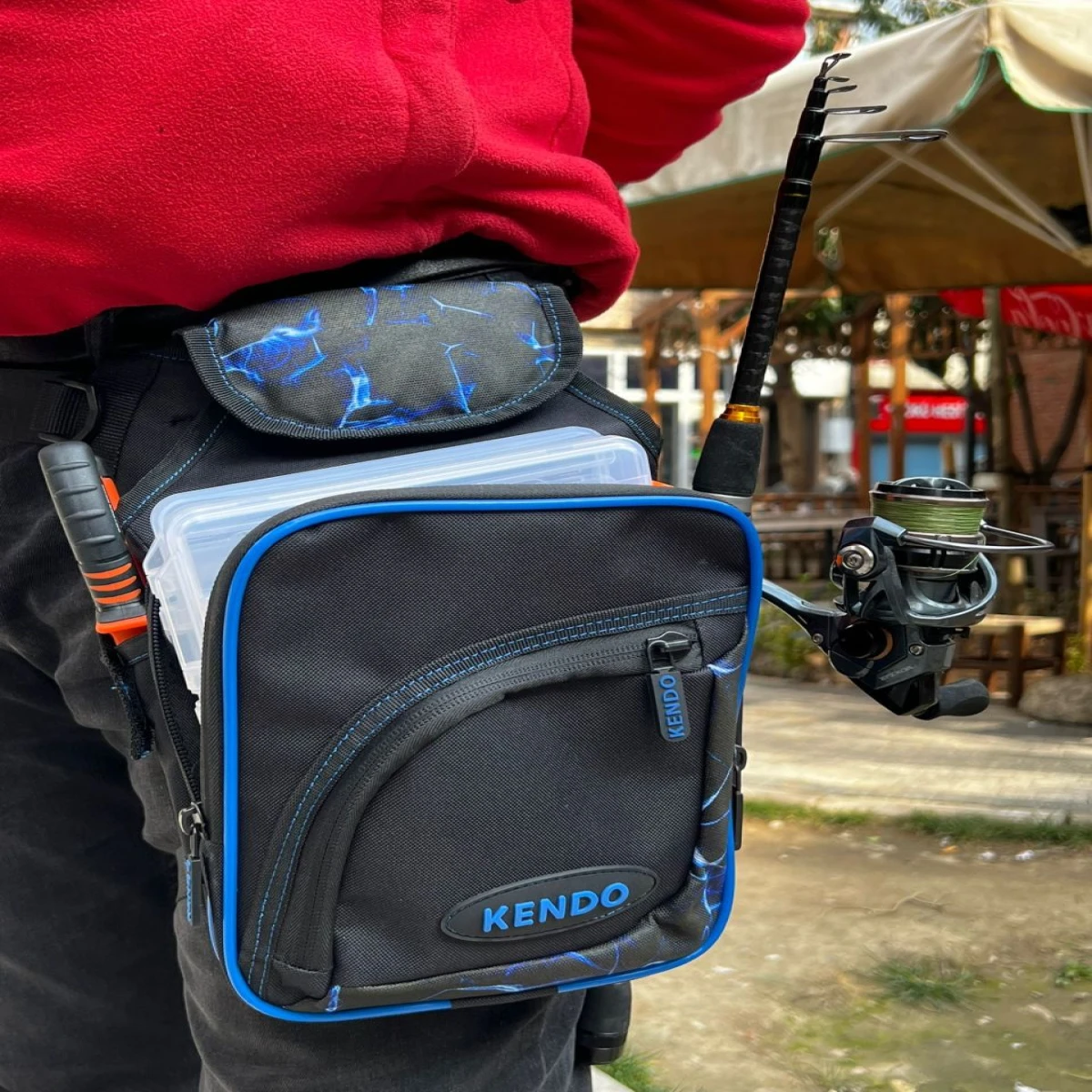 KENDO Spin Çantası Bacaktan Bağlamalı