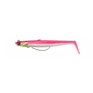 Savage Gear Sandeel V2 Weedless 11.5 cm 22 gr 2+1 - Pink Pearl Silver