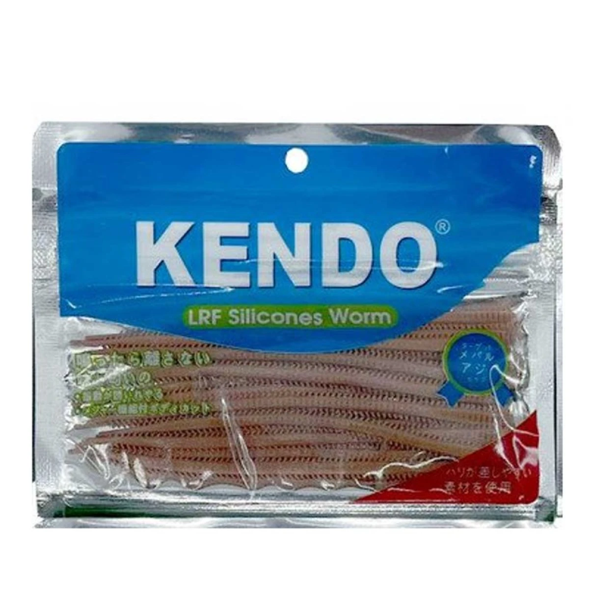 Kendo 10 cm Lrf Silicones Worm (Kokulu) 10 adet - Brown