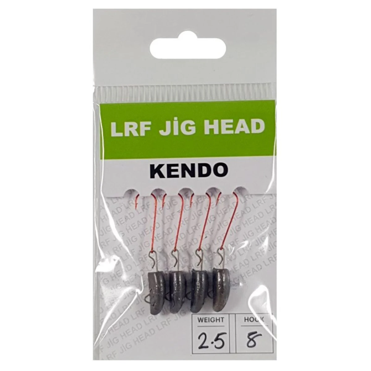Kendo Hareketli Lrf Jig Head Kırmızı İğneli 4 Adet - #7 3 gr