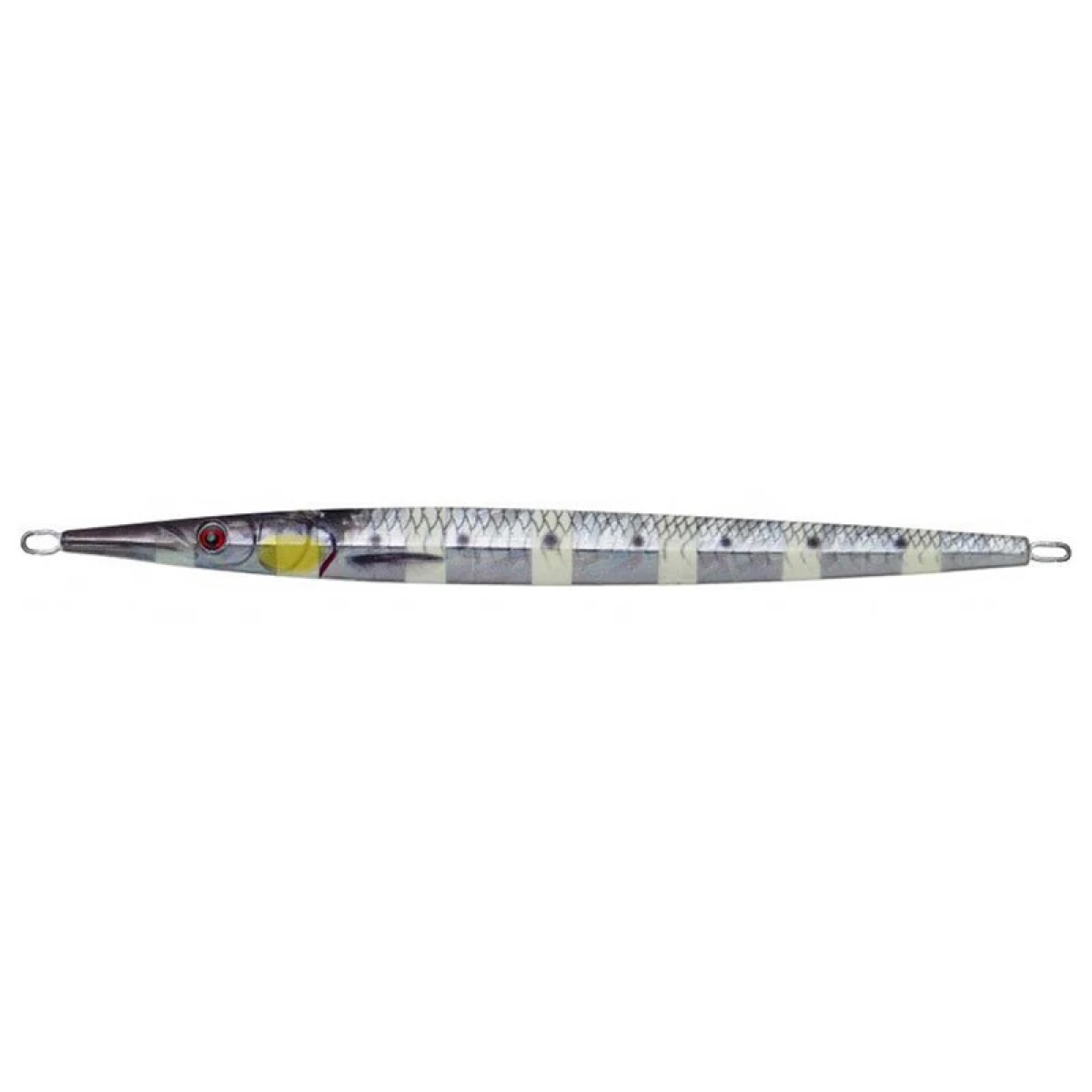 Savage gear 3D Needle Jig 80 gr 19 cm Suni Yem - Glow Zebra