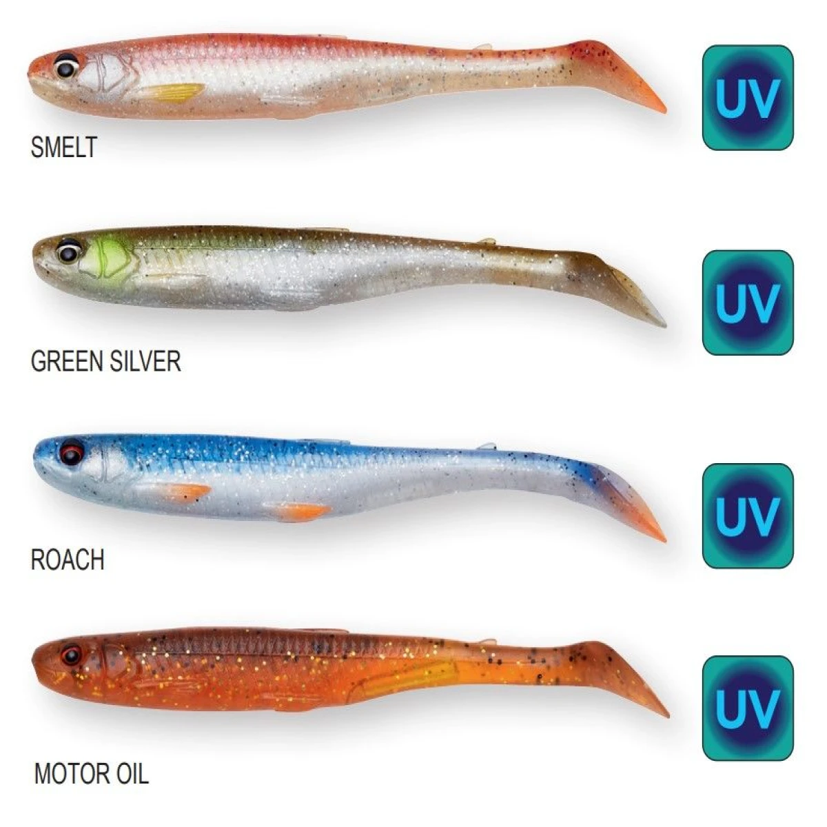 Savage Gear Slender Scoop Shad 9 cm 4 gr Clear Water Mix Suni Yem