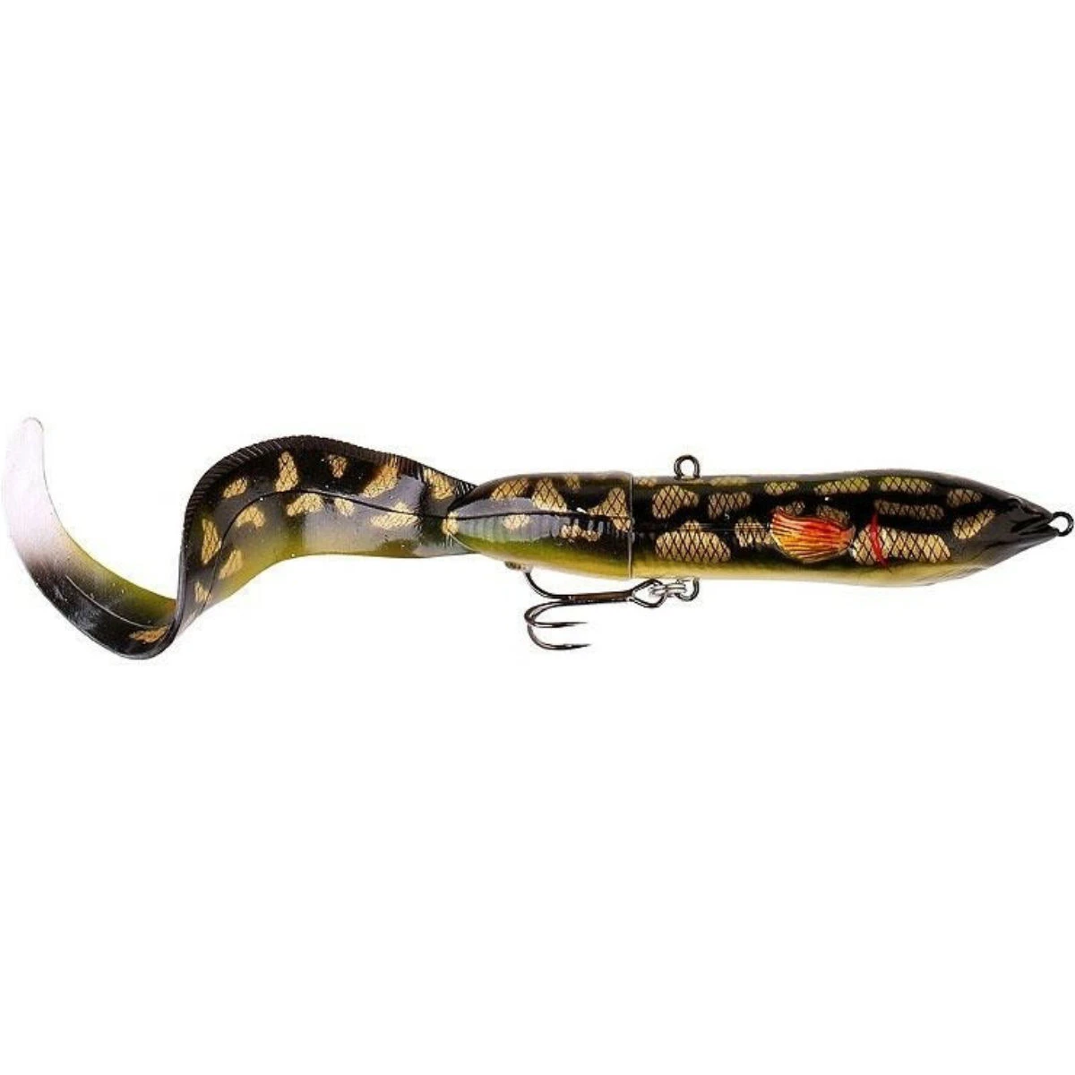 Savage gear 3D Hard Eel Tail Bait 17 cm 40 gr 1+2 Suni Yem - 06-Burbout