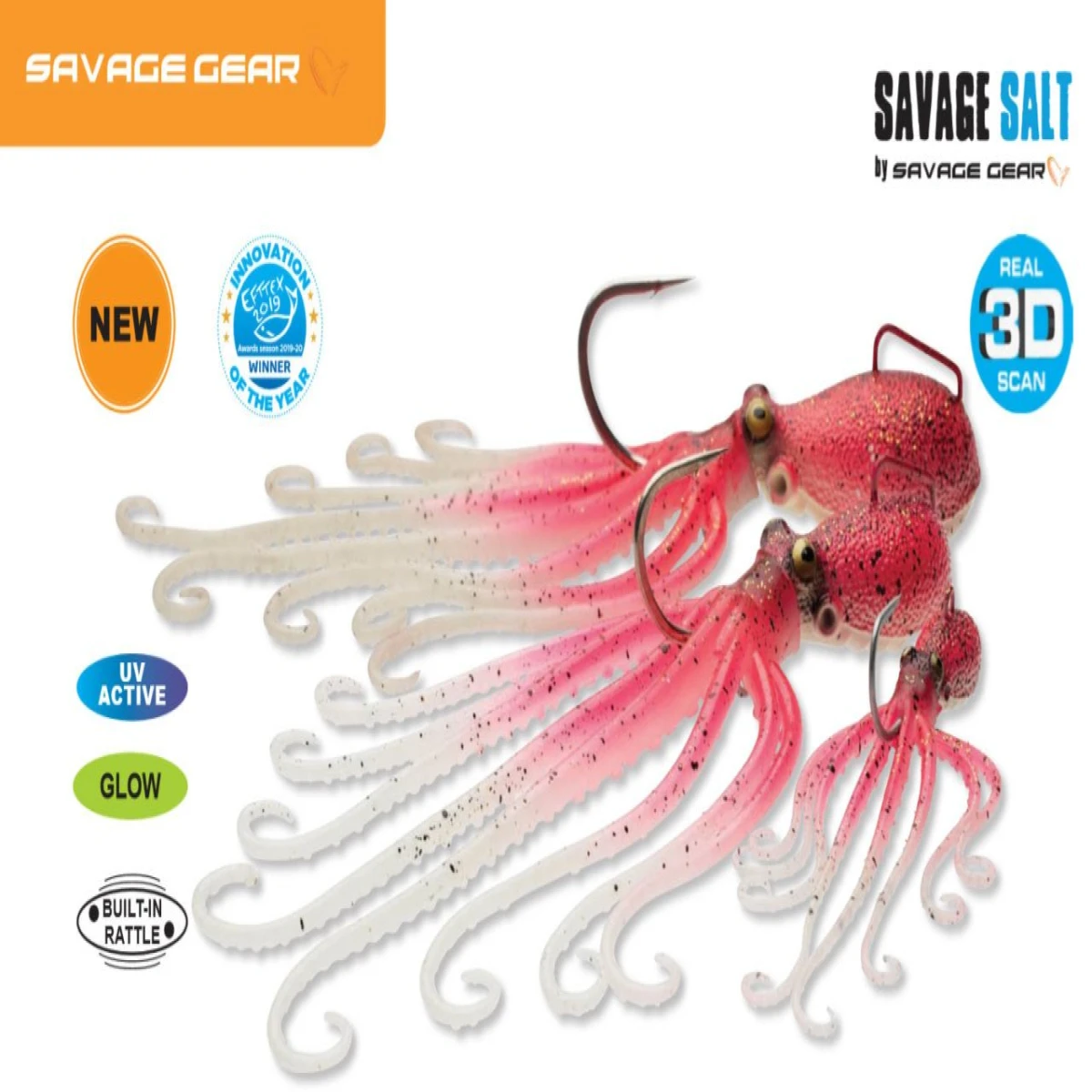 Savage gear Octobus 70g 15cm Suni Yem - Brown Glow