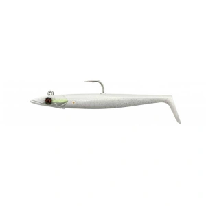 Savage Gear Sandeel V2 14 cm 33 gr 2+1 - White Pearl Silver