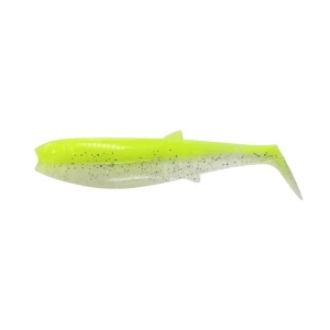 Savage Gear Cannibal Shad 8cm 5gr Suni Yem - Flou Yellow Glow