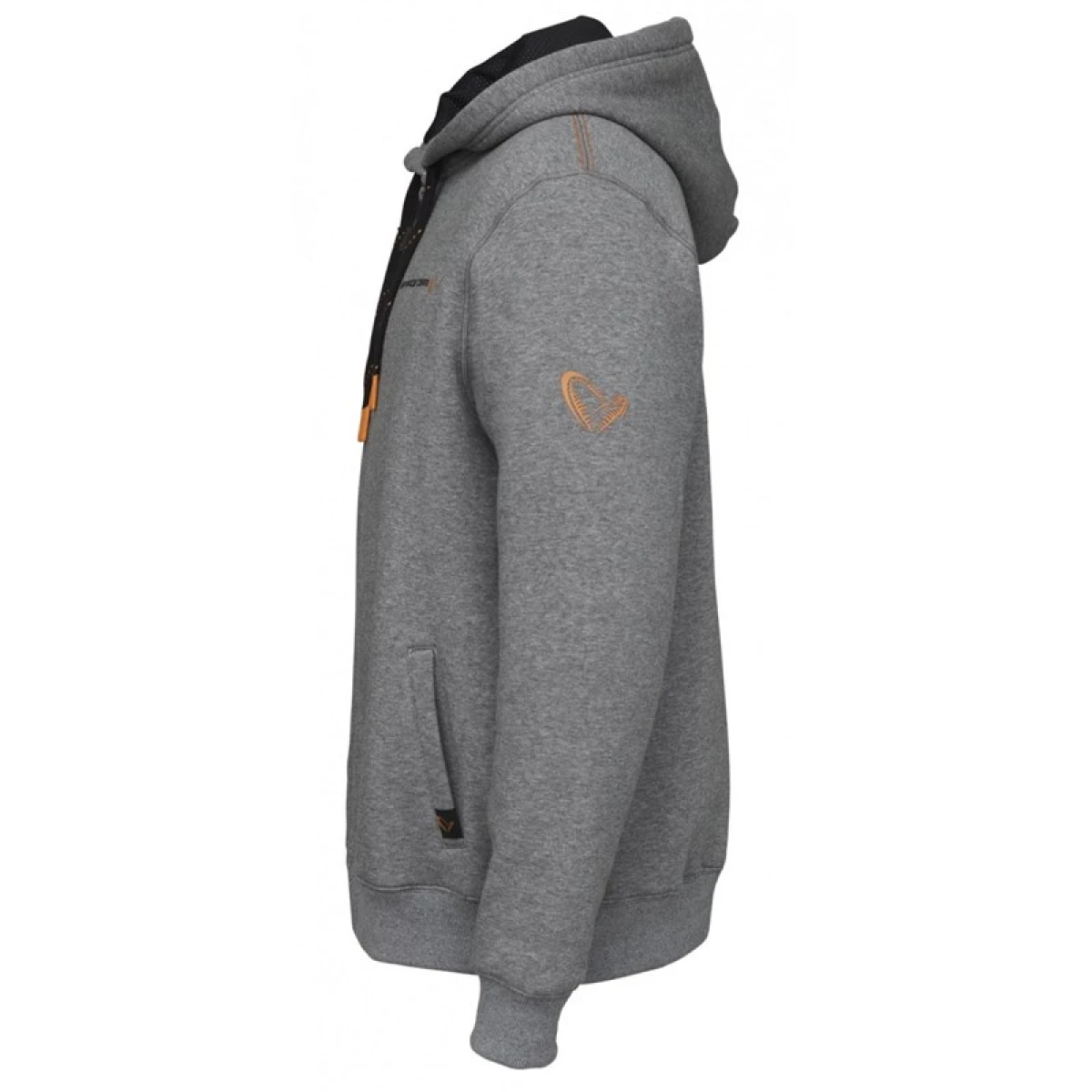 Savage Gear Classic Zip Hoodie Grey Melange - XXL