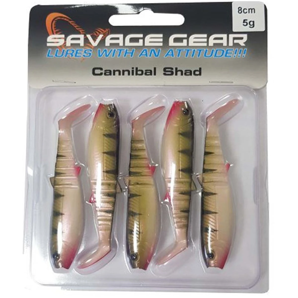 Savage gear Cannibal 8cm 5 Adet Suni Yem - Perch