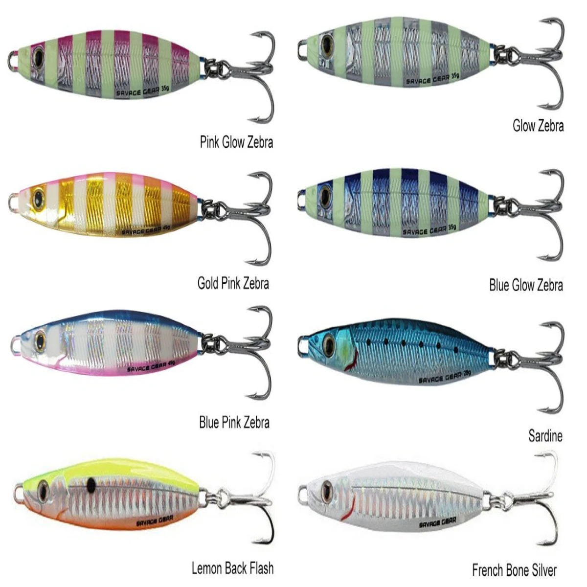 Savage gear Psycho Sprat 35g Suni Yem - French Bone Silver