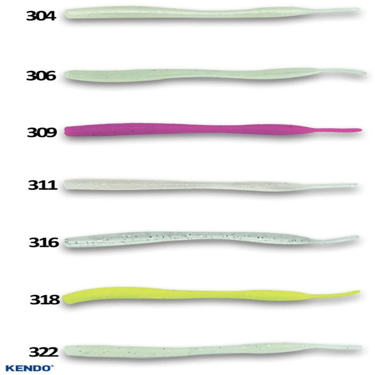 Kendo Mebaru&Ajı Worm 2.55 inch 7 Adet - 318