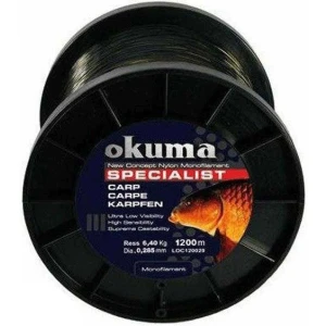 OKUMA Carp Bobin Serisi 1200 m Yeşil Misina 0.43 mm