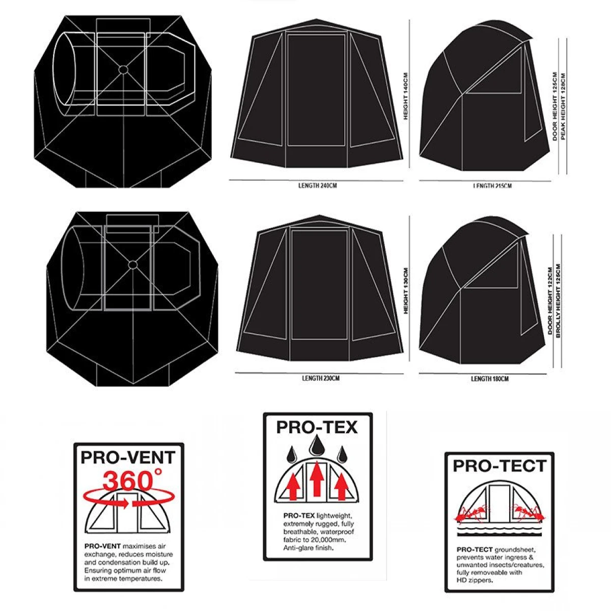Prologic Inspire Brolly System 55'' Çadır