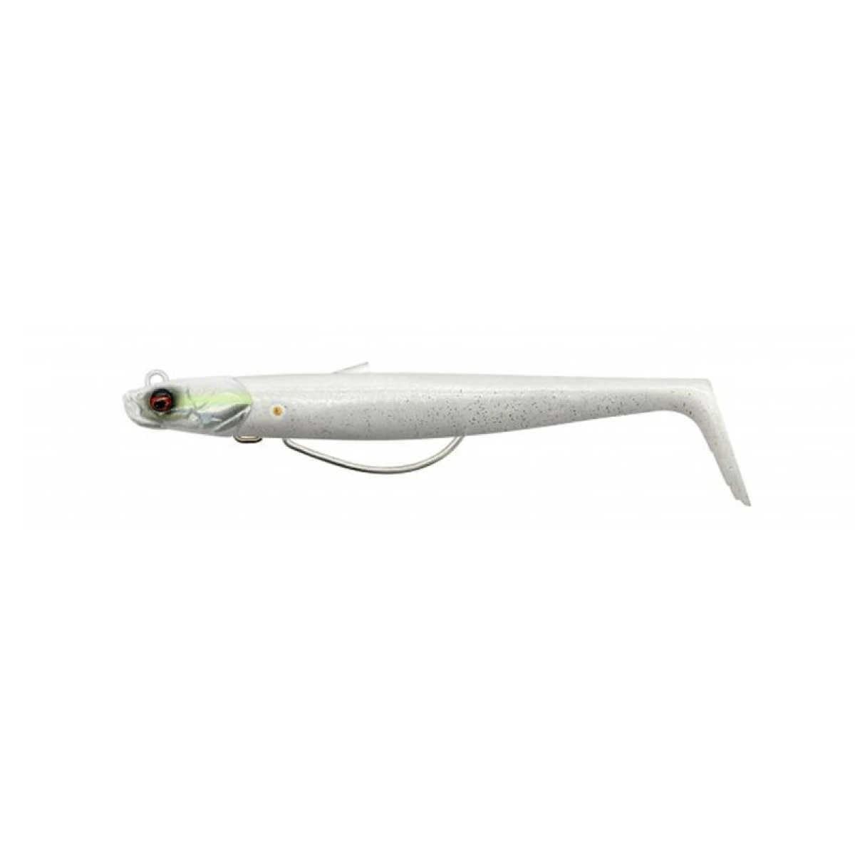Savage Gear Sandeel V2 Weedless 11.5 cm 22 gr 2+1 - White Pearl Silver