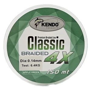 Kendo Classic 4X 150m Apple Green Örgü İp - 0.08mm