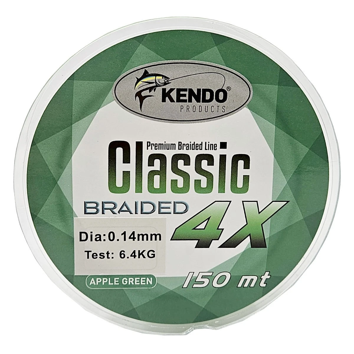 Kendo Classic 4X 150m Apple Green Örgü İp - 0.08mm