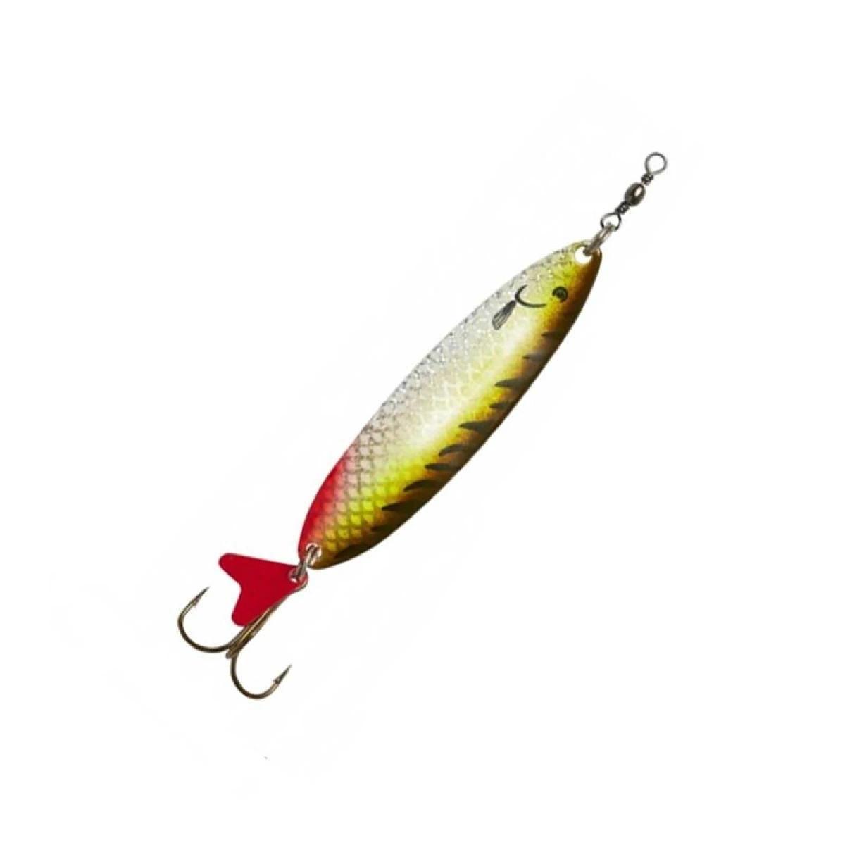 Dam Effzett Standard Spoon Slim 9.5 cm 32 gr Sinking Kaşık - Olive/Chartreuse UV