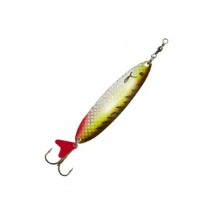 Dam Effzett Standard Spoon Slim 9.5 cm 32 gr Sinking Kaşık - Olive/Chartreuse UV