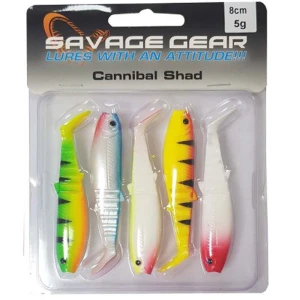 Savage gear Cannibal 8cm 5 Adet Suni Yem - Mıx