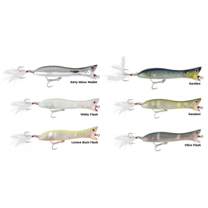 SAVAGE GEAR Panic Poper 10.5 cm 22 gr Suni Yem 01-Dirty Silver Mullet