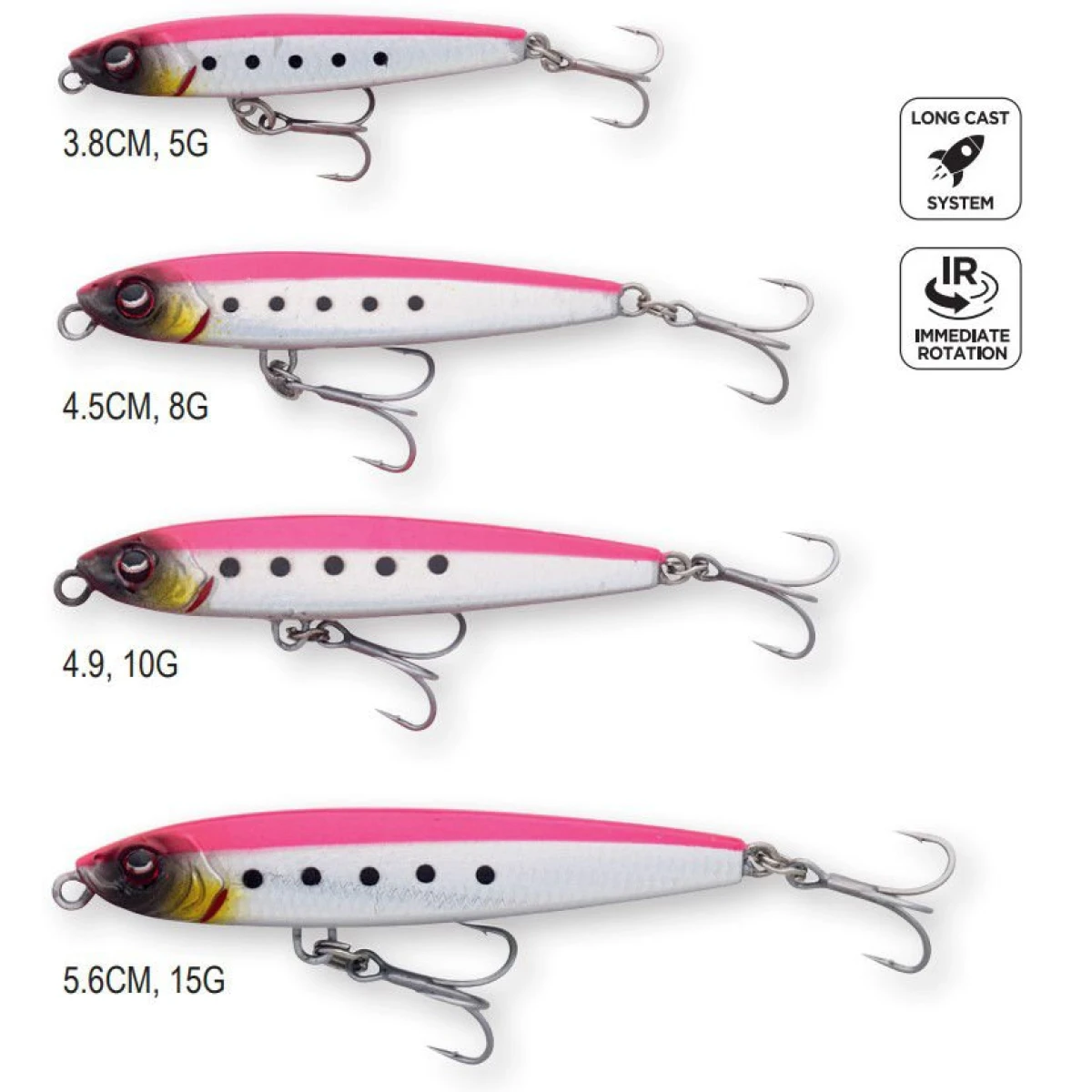 Savage Gear Jig Pencil Micro Z 4.5 cm 8G S - Holo Blue