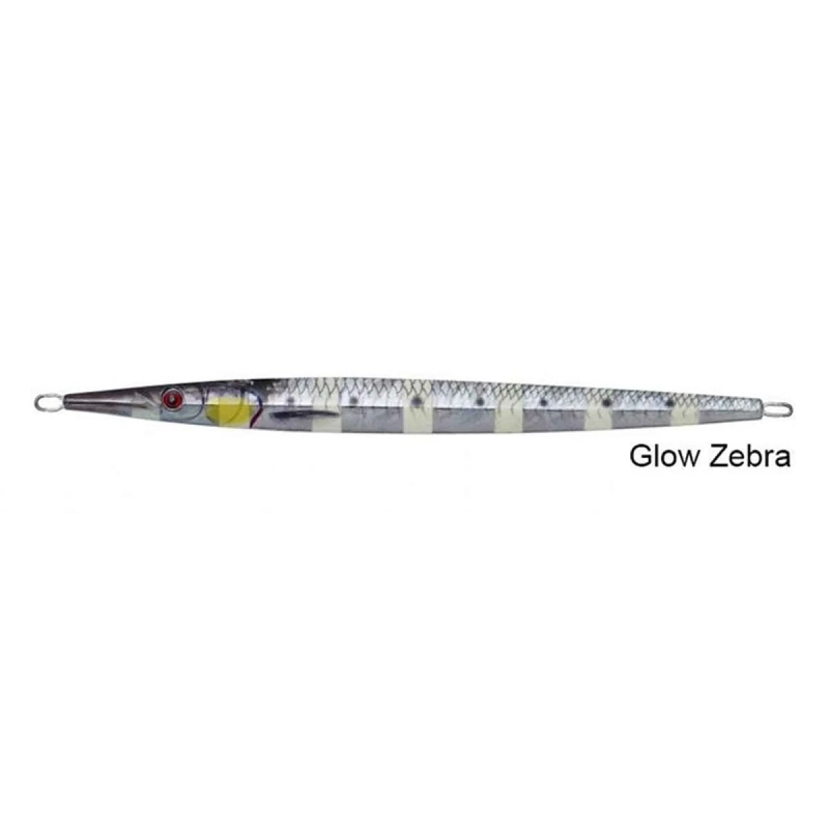 Savage gear 3D Needle Jig 120 gr 21,5 cm Suni Yem - Glow Zebra