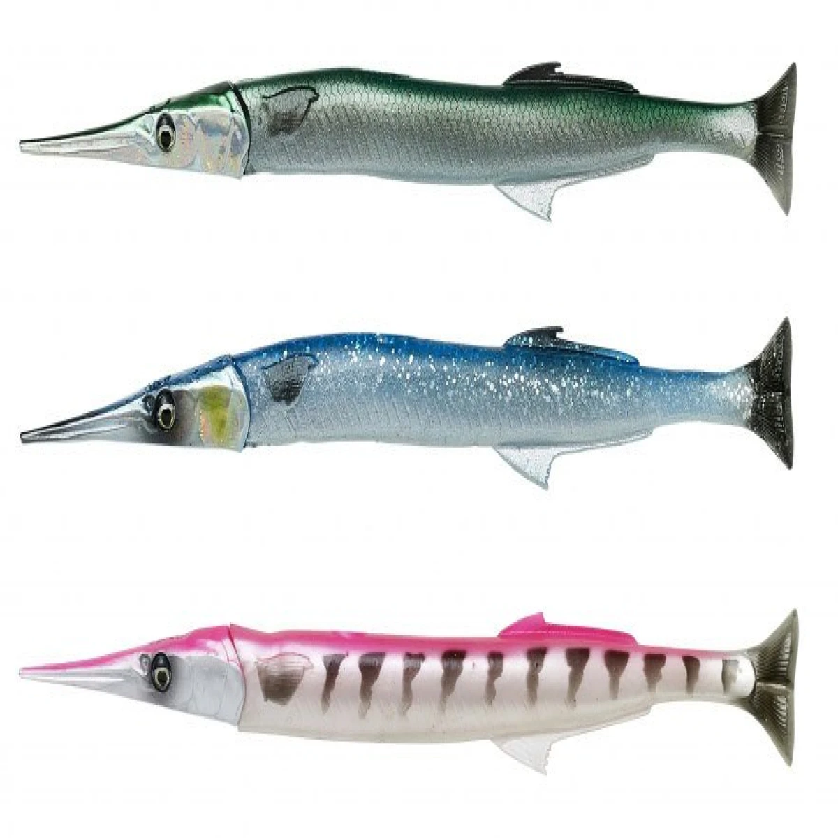 Savage gear Lıne Thru Needlefish Pulsetail 2+1  30cm 85gr Suni Yem - Blue Needlefish
