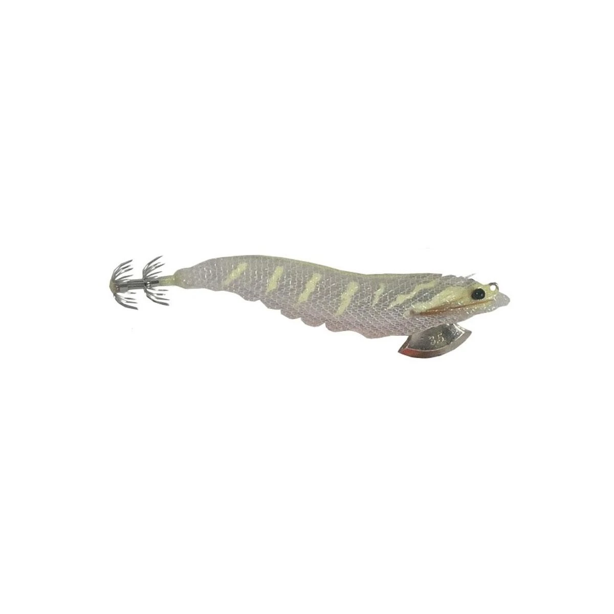 Savage gear 3D Shırımp Egı Jıg 7.5 cm 14 gr Suni Yem - Cloth White
