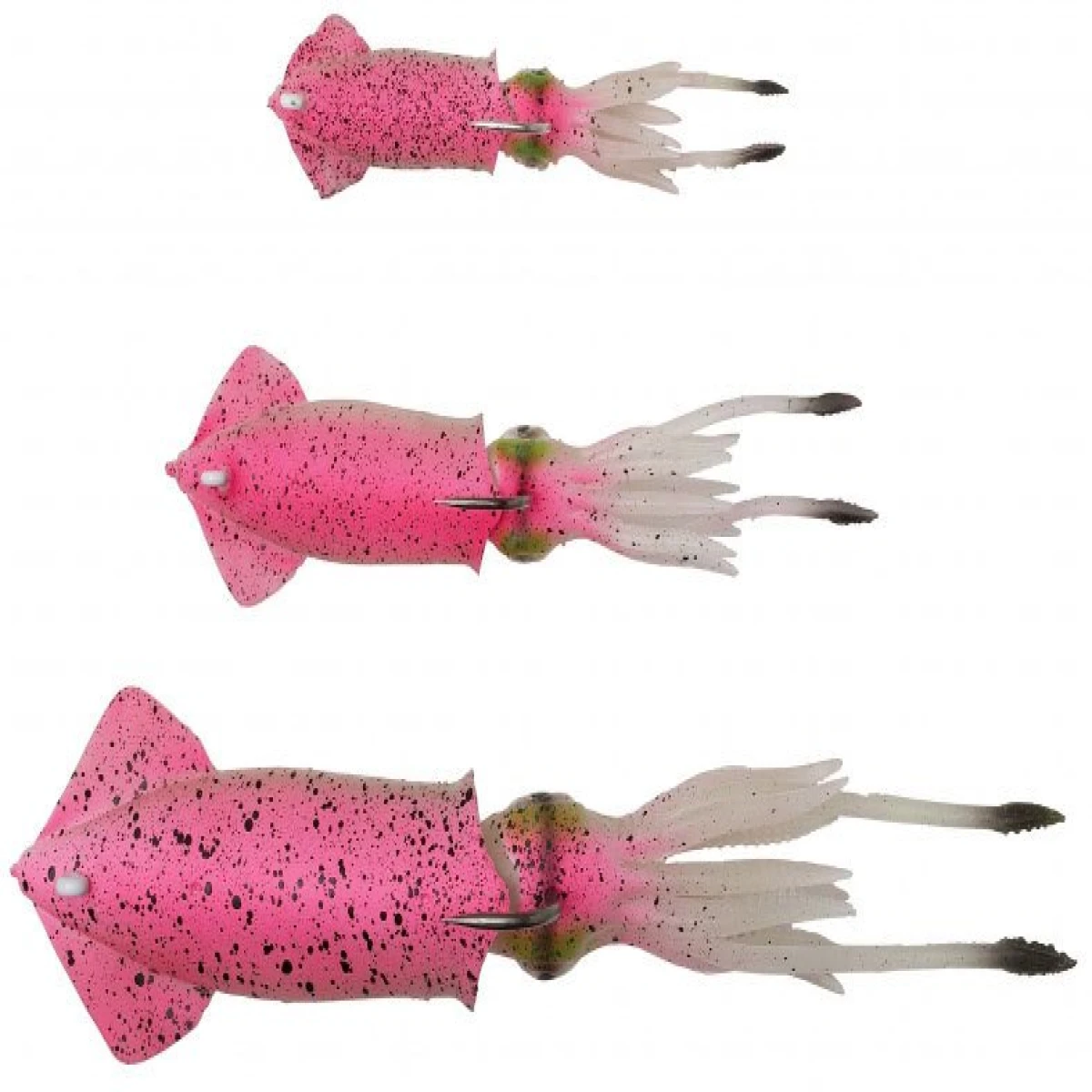 Savage gear 3D TPE Swim Squid 95mm 10g 2 Adet Suni Yem - Brown UV