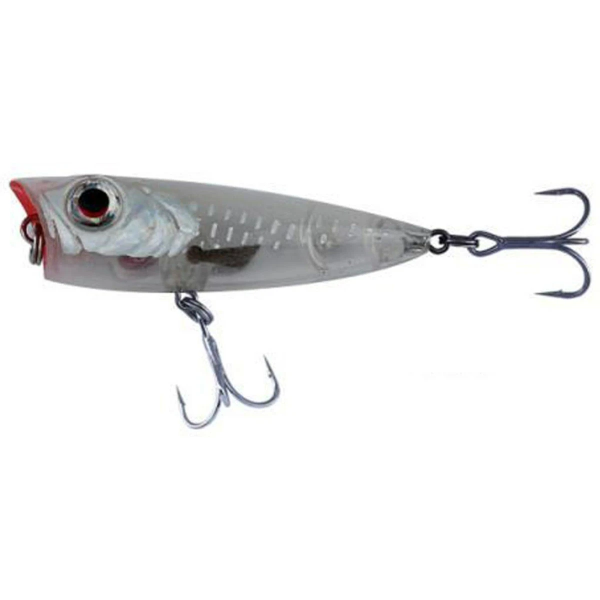 Savage gear 3D Minnow Pop Walker 43 3g Suni Yem - 03-White Flash