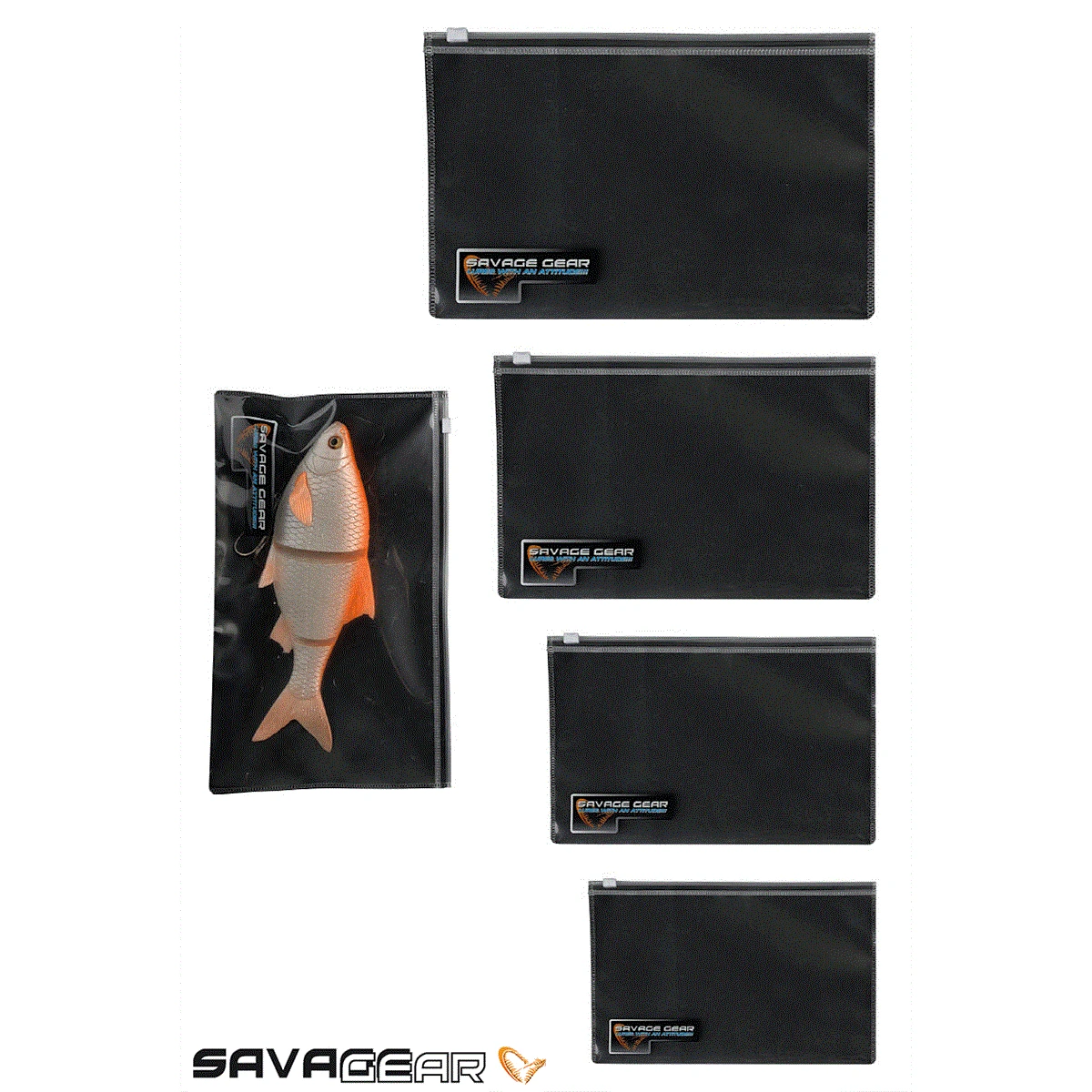 SAVAGE GEAR PP Ziplock Bags XL 36 cm x 20 cm 10 pcs