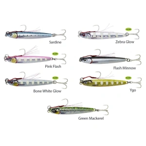 Savage gear 3D Jig Minnow 20 gr 7,5 cm Suni Yem - Glow Zebra