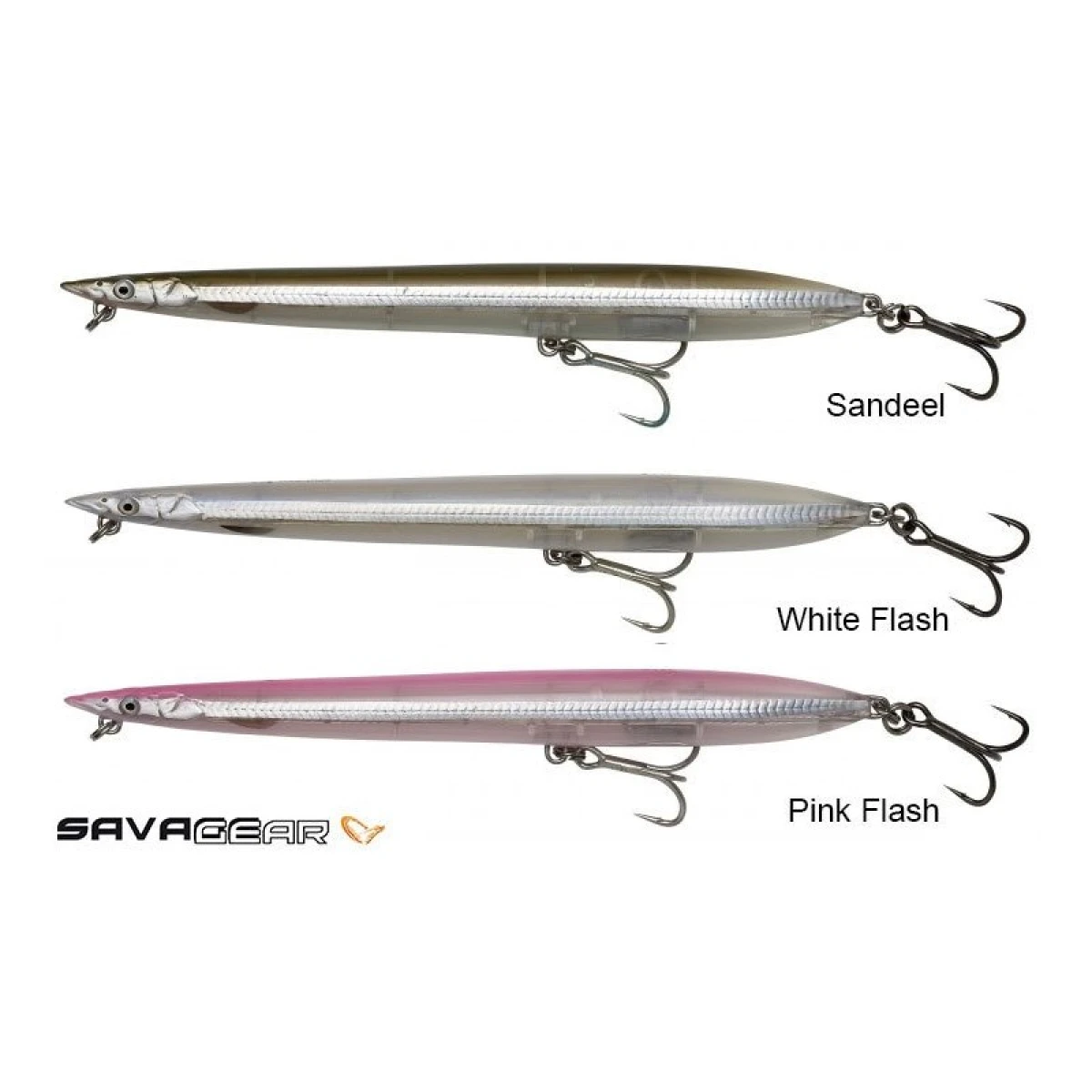 Savage gear  MAG Sandeel Surf Walker 210 41g F Suni Yem - White Flash