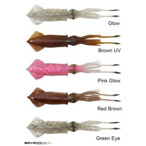 Savage gear 3D TPE Swim Squid 95mm 10g 2 Adet Suni Yem - Brown UV