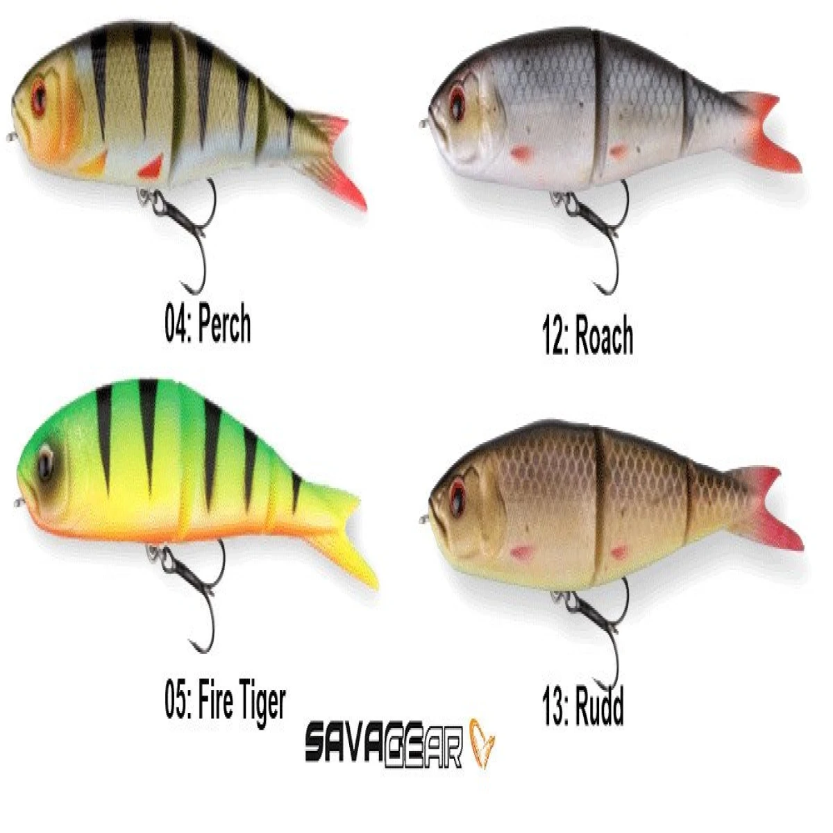 Savage gear Soft 4Play 13 cm 28 gr Swim&Jerk 2 Adet Suni Yem - 12-Roach