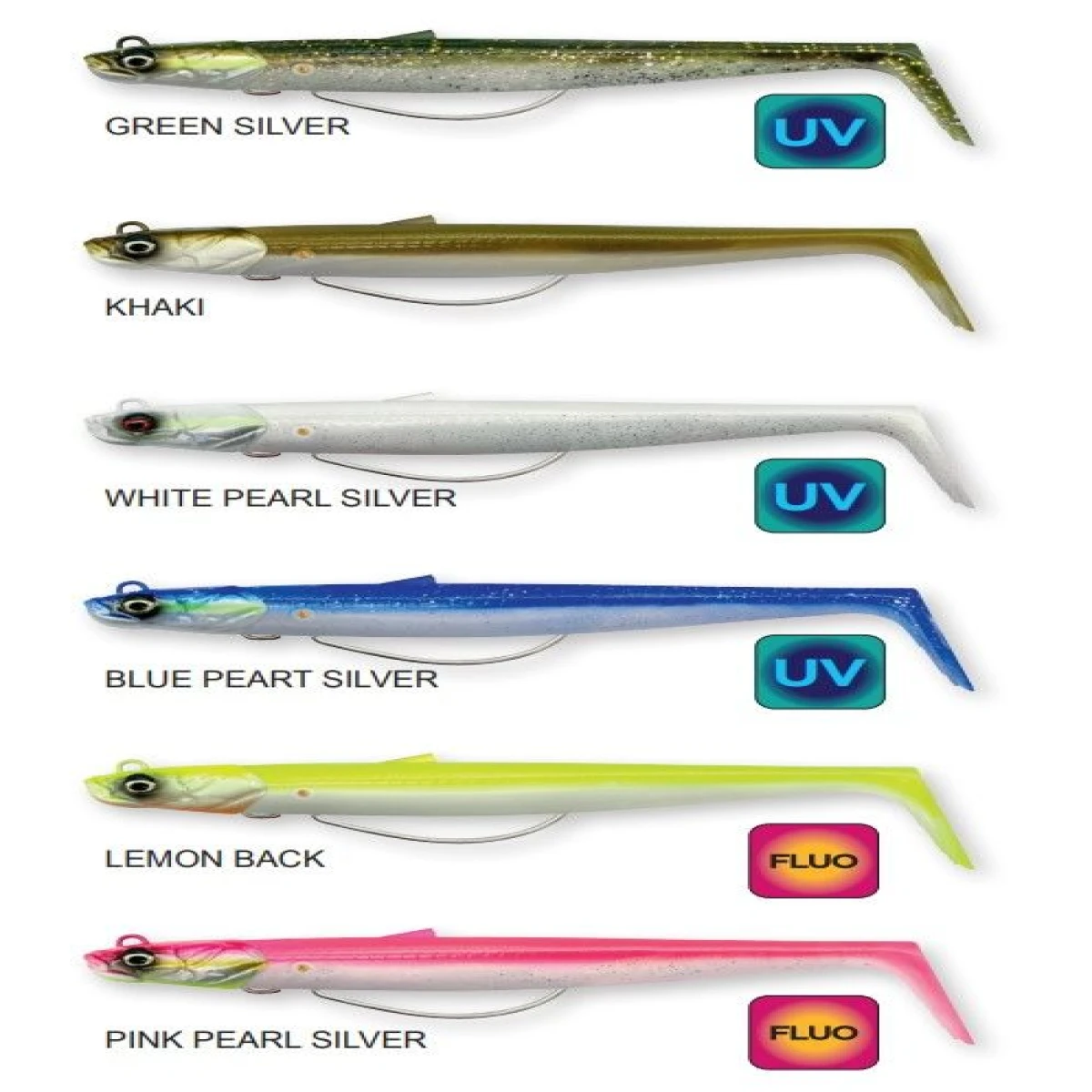 Savage Gear Sandeel V2 Weedless 11.5 cm 22 gr 2+1 - Blue Pearl Silver
