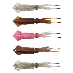 Savage gear 3D TPE Swim Squid 95mm 10g 2 Adet Suni Yem - Brown UV