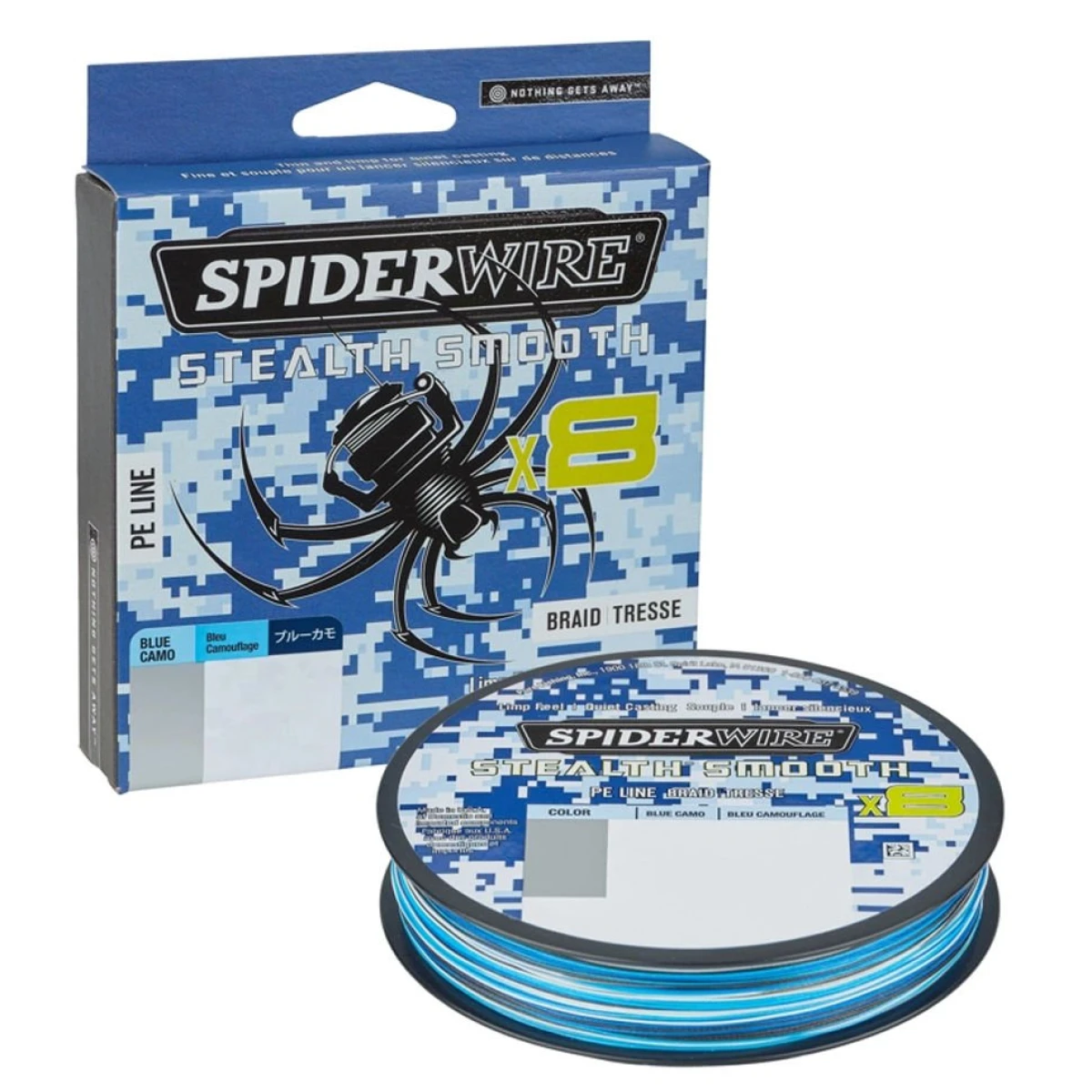 Spider Wire Stealth Smooth8 x8 Pe Braid 150m Blue Camo Örgü İp - 0.13mm