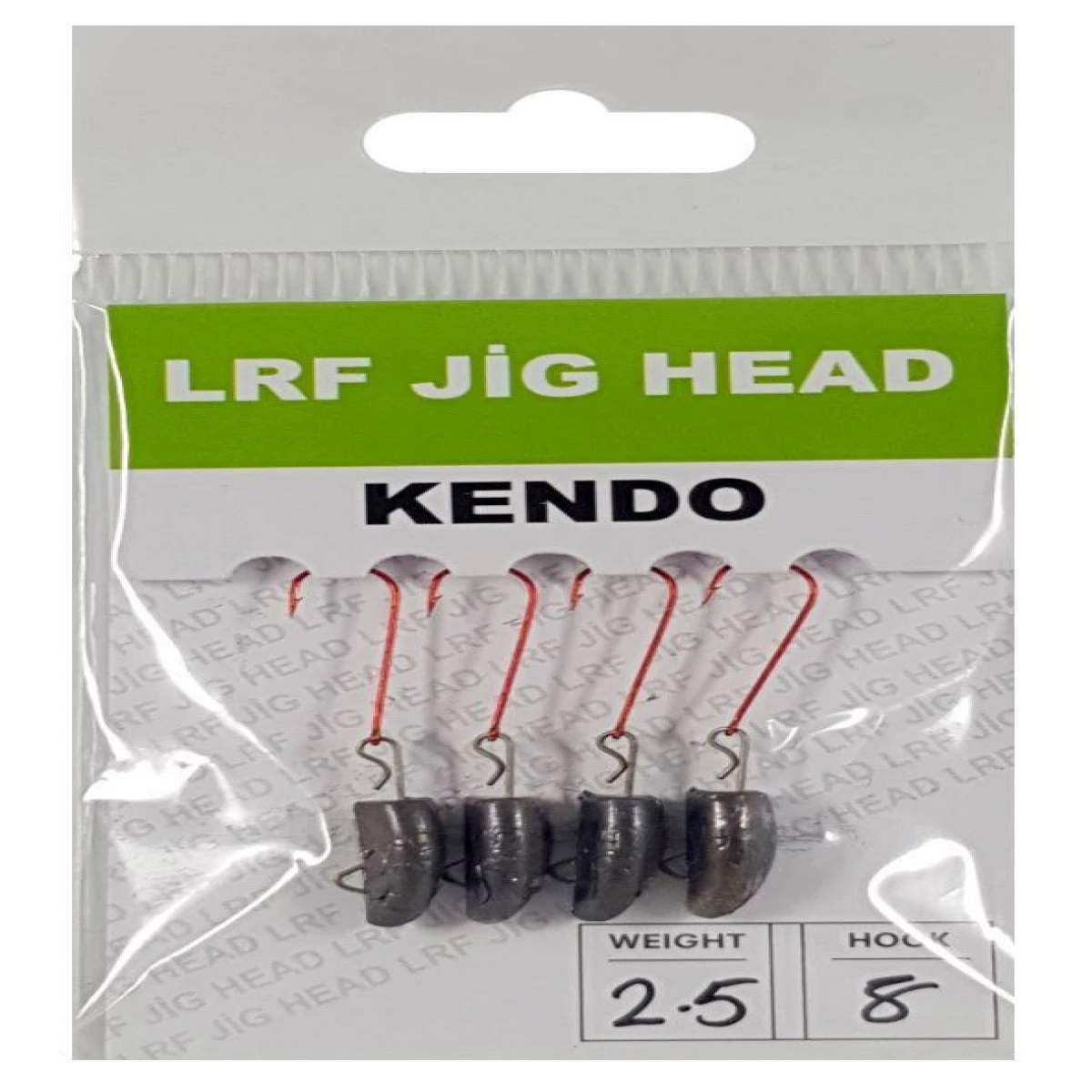 Kendo Hareketli Lrf Jig Head Kırmızı İğneli 4 Adet - #7 3 gr