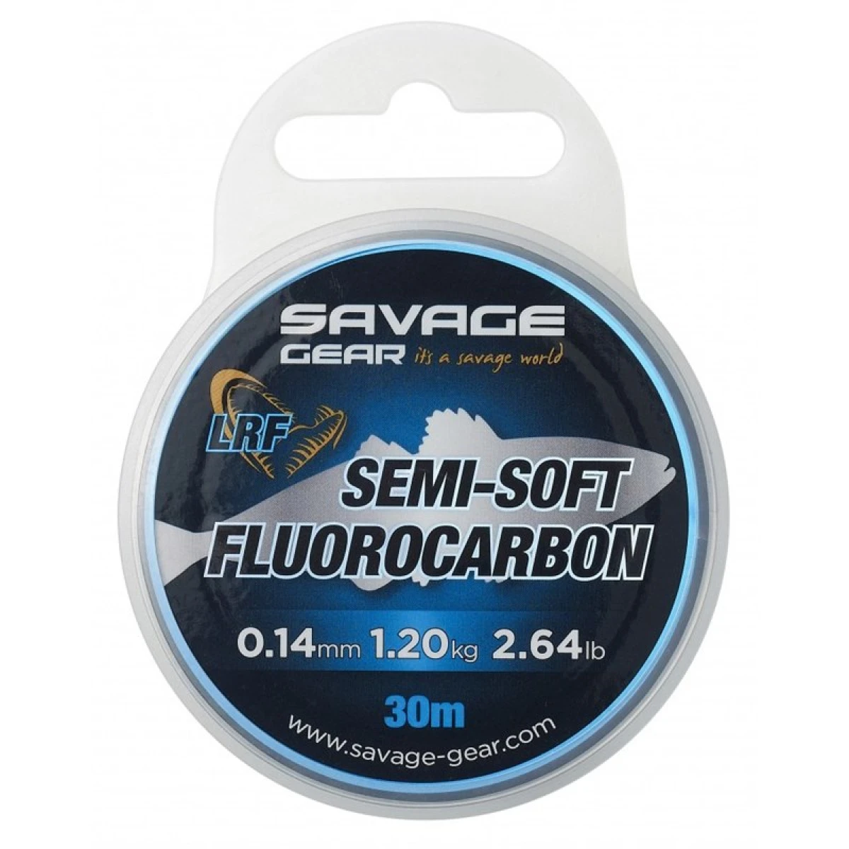 Savage Gear Semi-Soft Fluorocarbon Lrf 30 M Clear - 0.19 MM 2.22 KG 4.89 LB