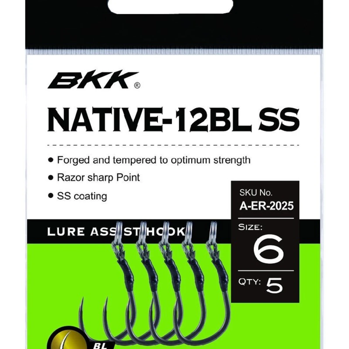 BKK Native-12BL SS İğne - 6 5 Pcs