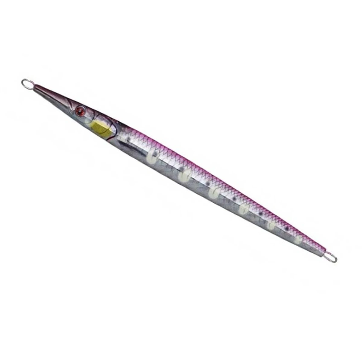 Savage gear 3D Needle Jig 60 gr 17 cm Suni Yem - Pink Flash Glow Dots