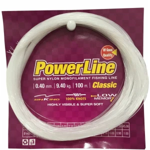 Powerline Classıc 100 mt Poşet Misina Beyaz - 1,20 mm