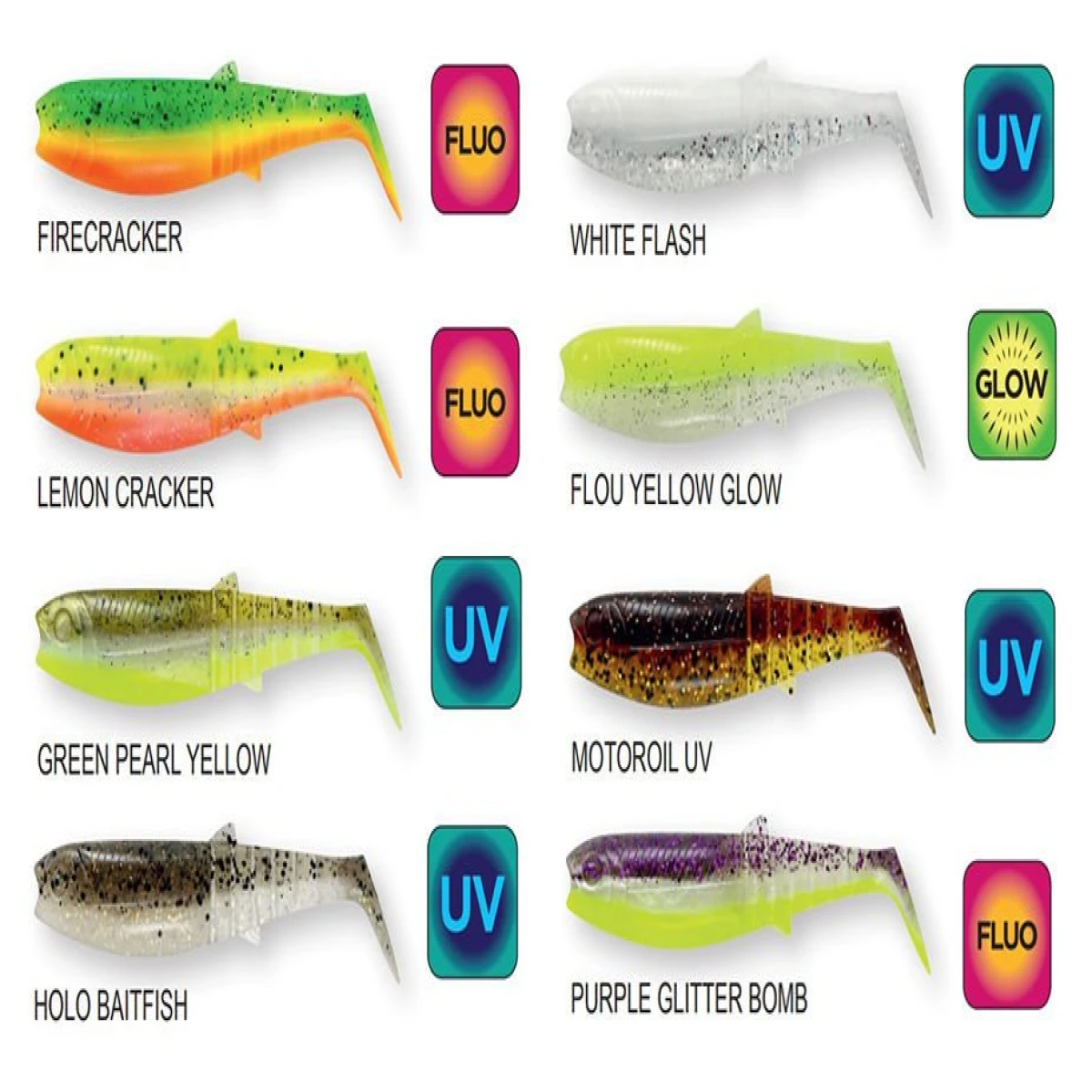 Savage Gear Cannibal Shad 6.8cm 3gr Suni Yem - Holo Baitfish