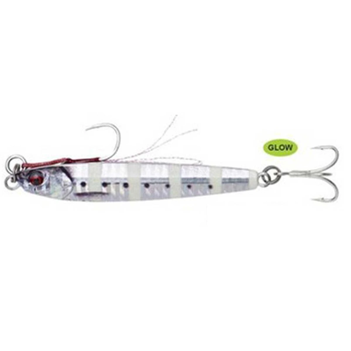 Savage gear 3D Jig Minnow 15 gr 6,8 cm Suni Yem - Zebra Glow