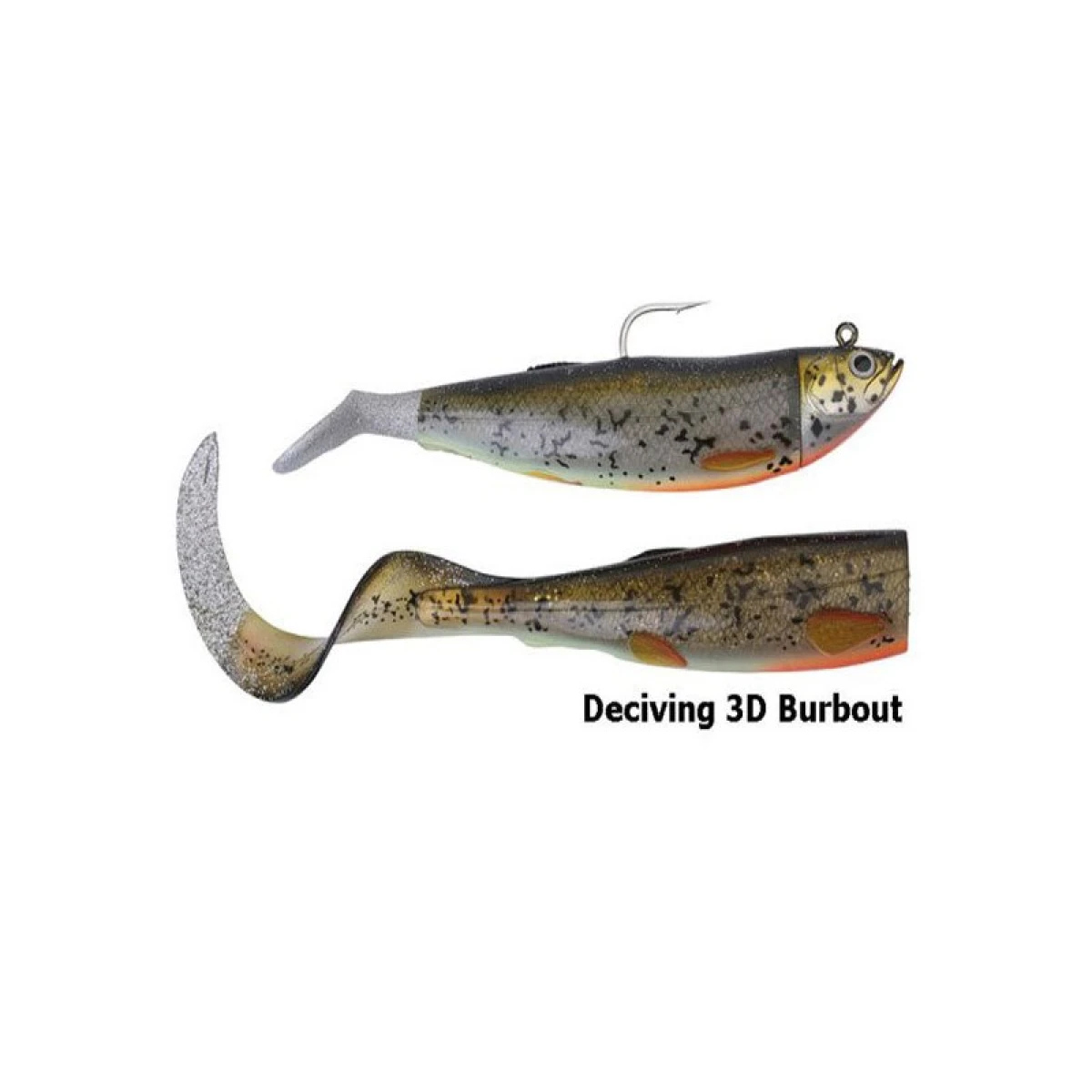 Savage gear Cutbait Herring Kit 20cm 270g Suni Yem - Deciving 3D Burbot (Glow)
