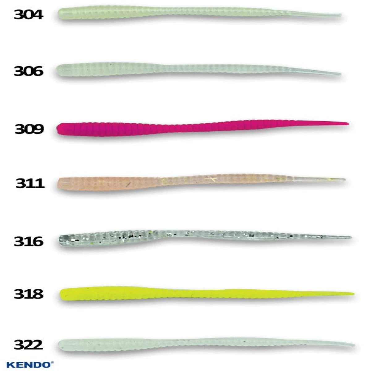 Kendo Mebaru&Ajı Worm 2.0 inch 12 Adet Suni Yem - 306