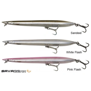 Savage gear  MAG Sandeel Surf Walker 210 41g F Suni Yem - White Flash