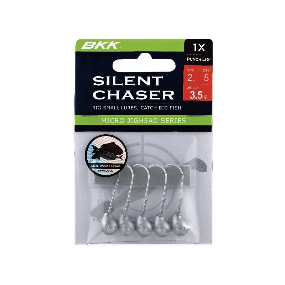 BKK Silent Chaser-Punch LRF Jighead - 2 no 3 gr